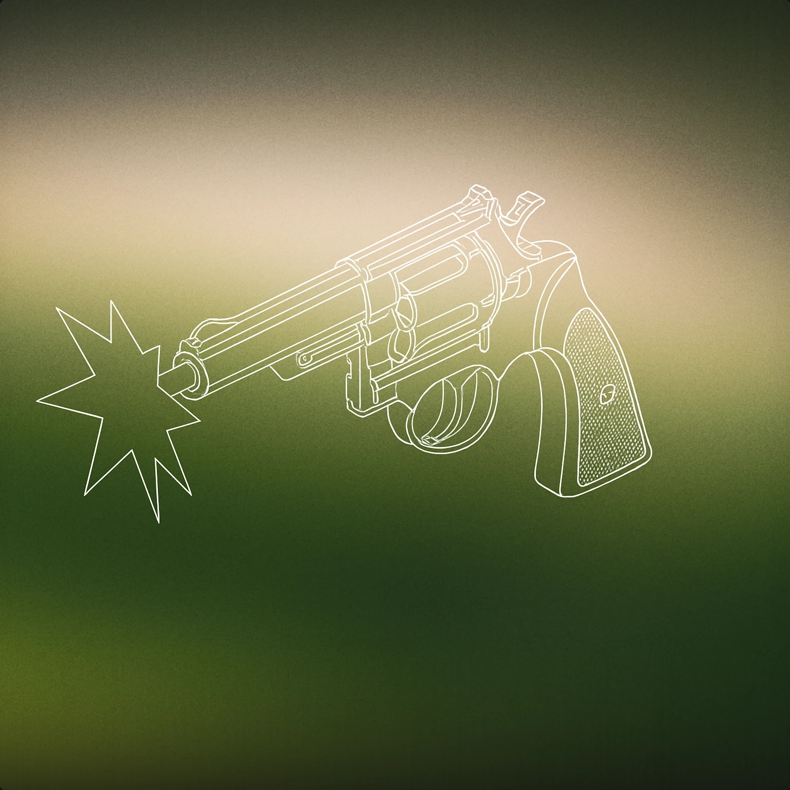 Cover of revolver with visible muzzle flash for Gunshot sound effects