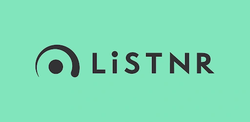 LiSTNR logo on a light green background.