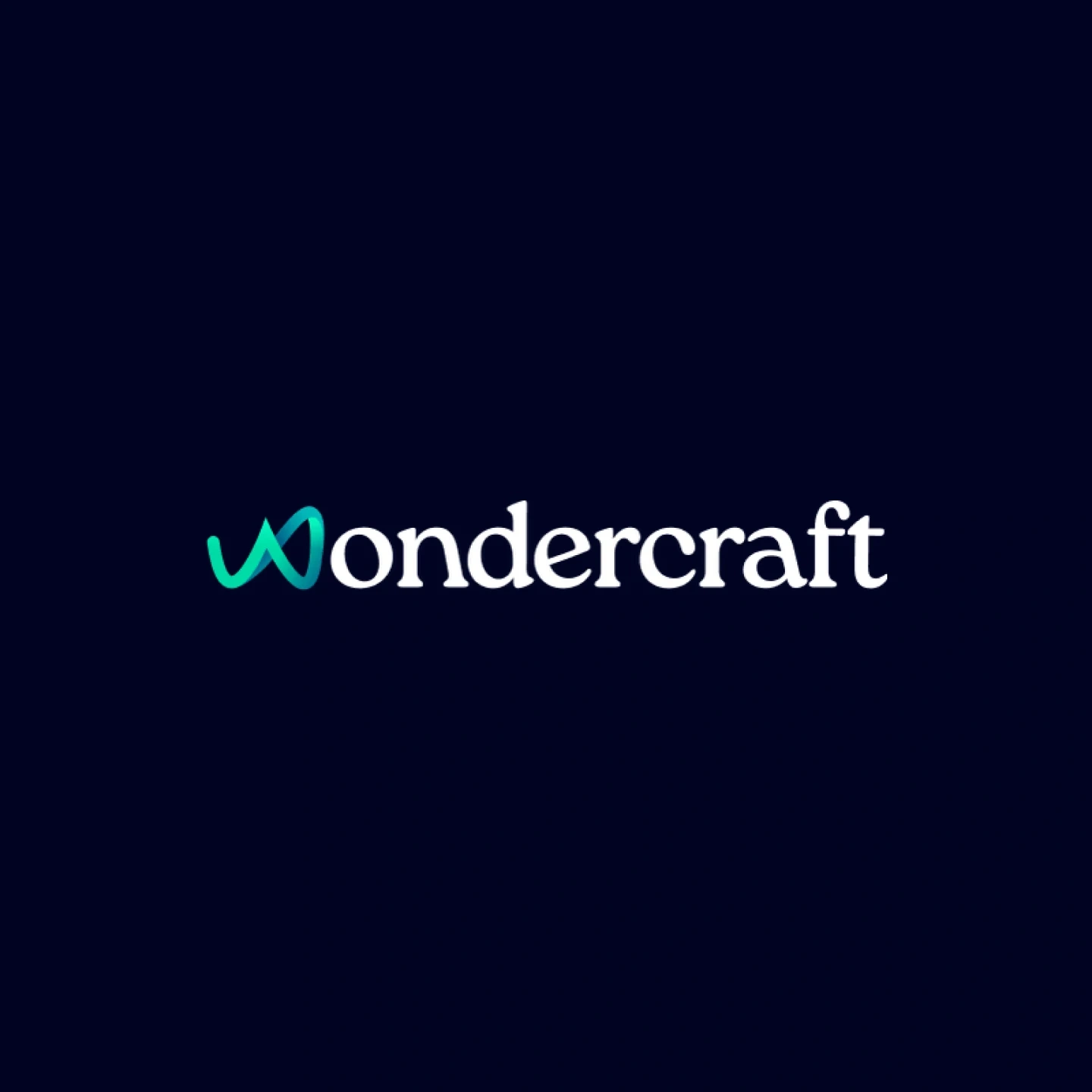 Wondercraft logo on a dark background.