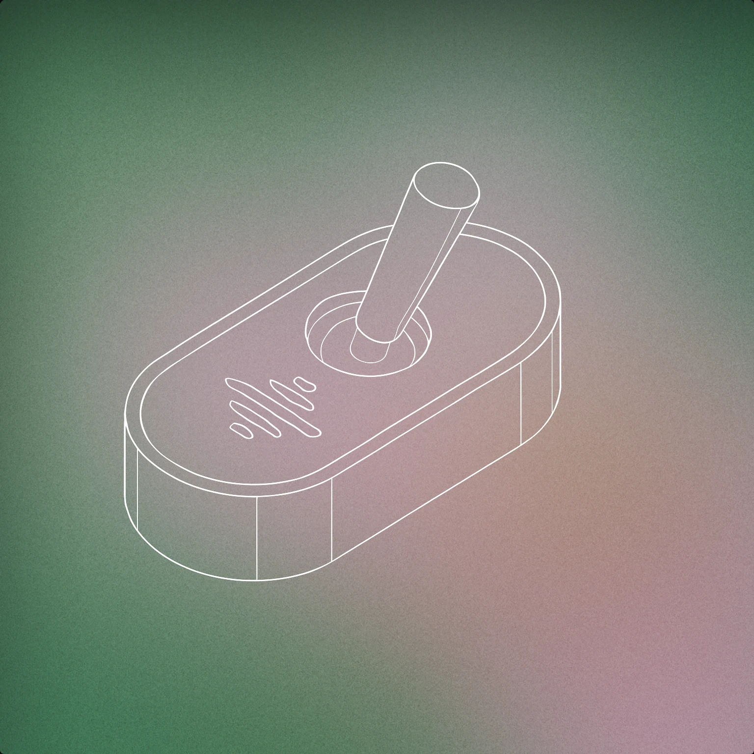 Cover of a stylized toggle switch with a subtle soundwave icon engraved on its surface for Light Switch sound effects