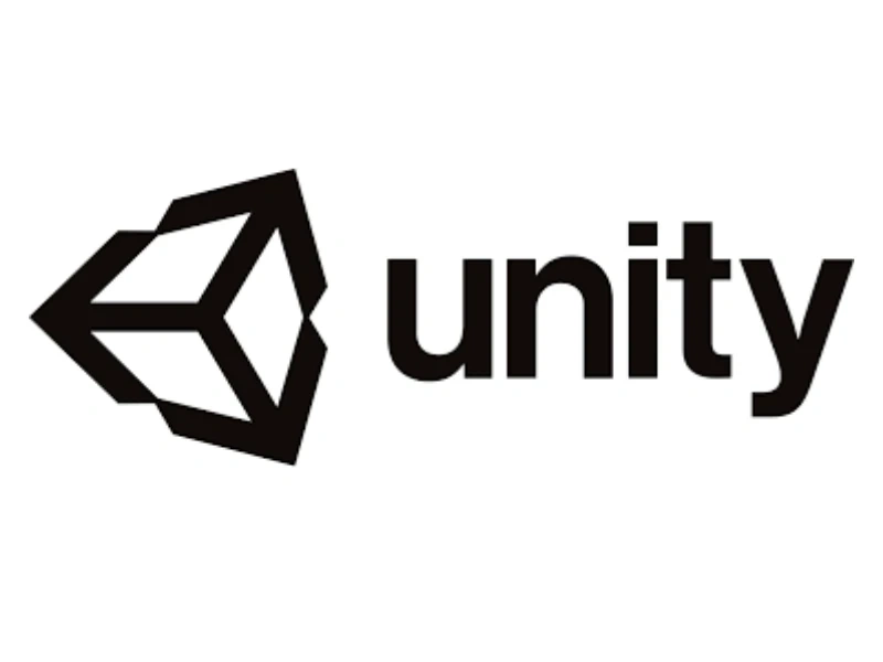 Unity logo with the word "unity" next to it.