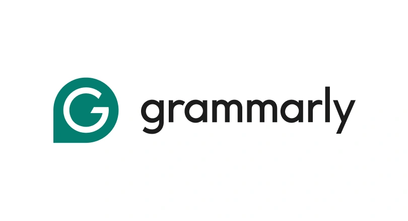 Grammarly logo with a stylized "G" and the word "grammarly" next to it.