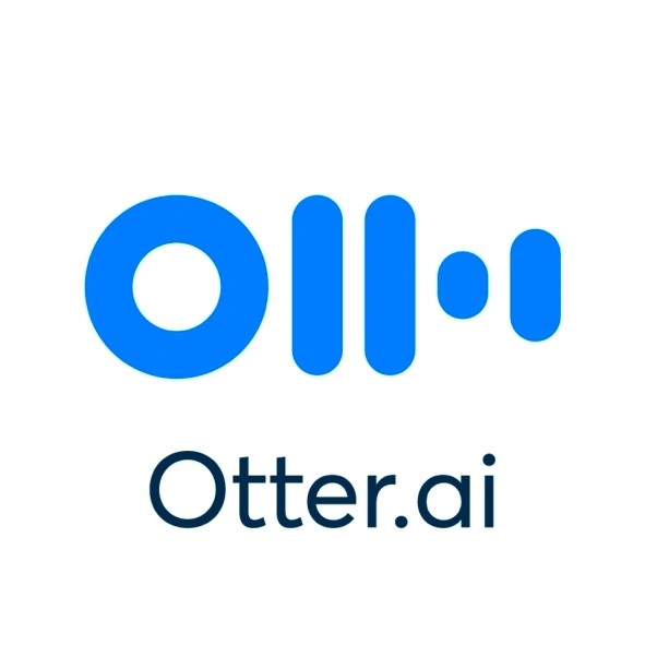 Otter.ai logo with blue and black text.
