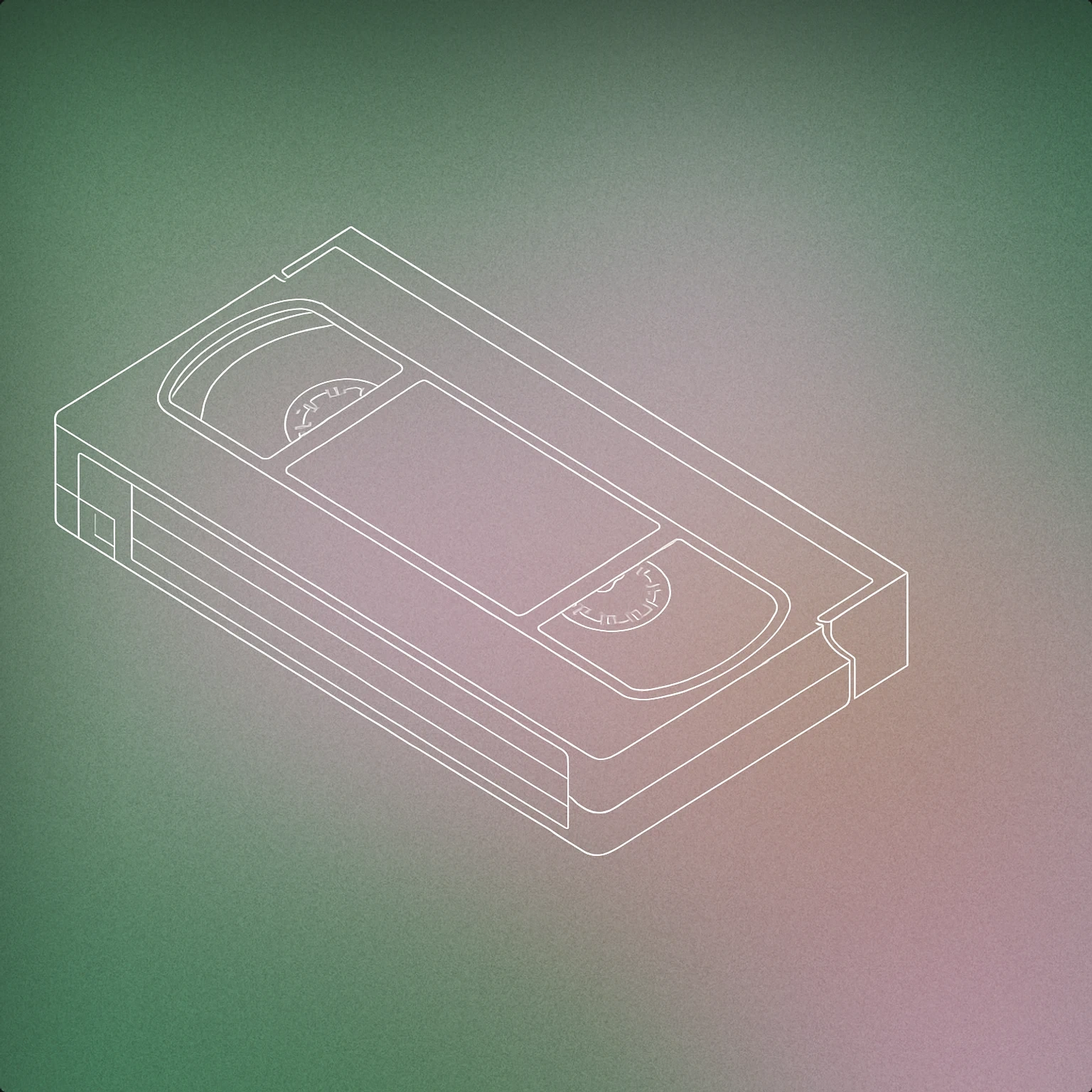 Cover of A VHS tape with a visible reel window and a label area for VHS Tape sound effects