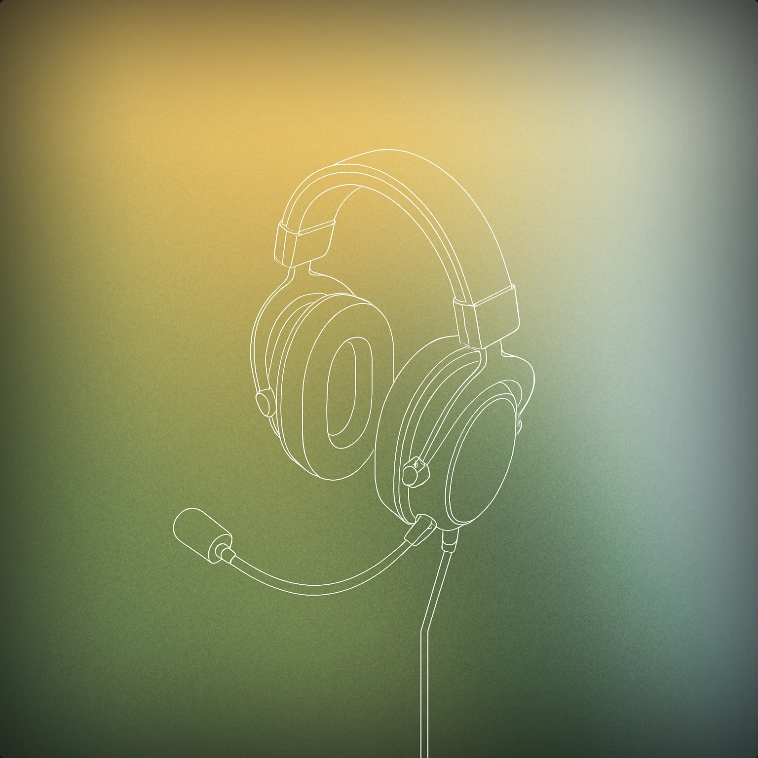 Cover of A modern gaming headset with a prominent attached microphone boom for Gaming sound effects