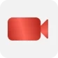 A red video camera icon.