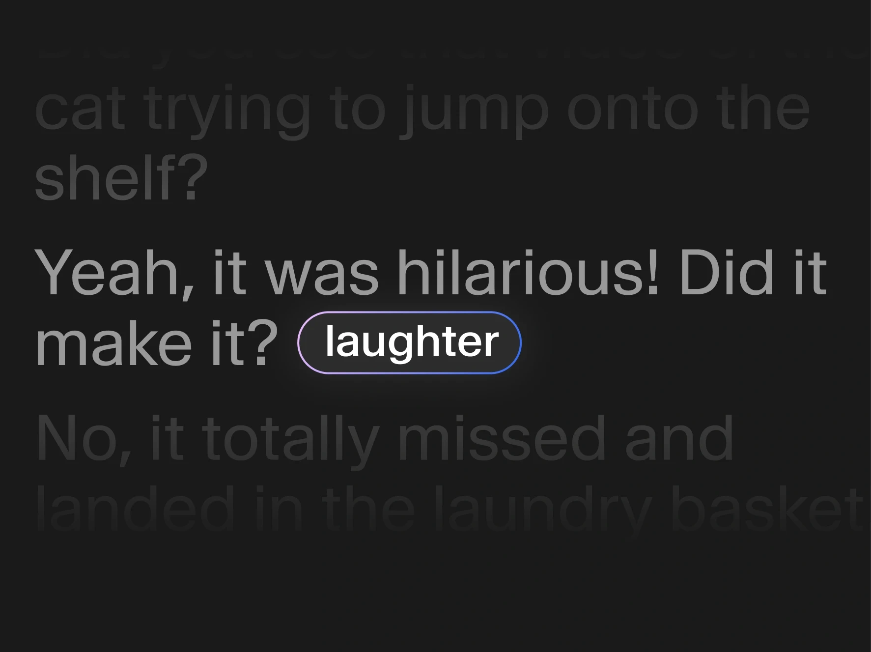 laughter