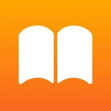 Open book icon on an orange gradient background.
