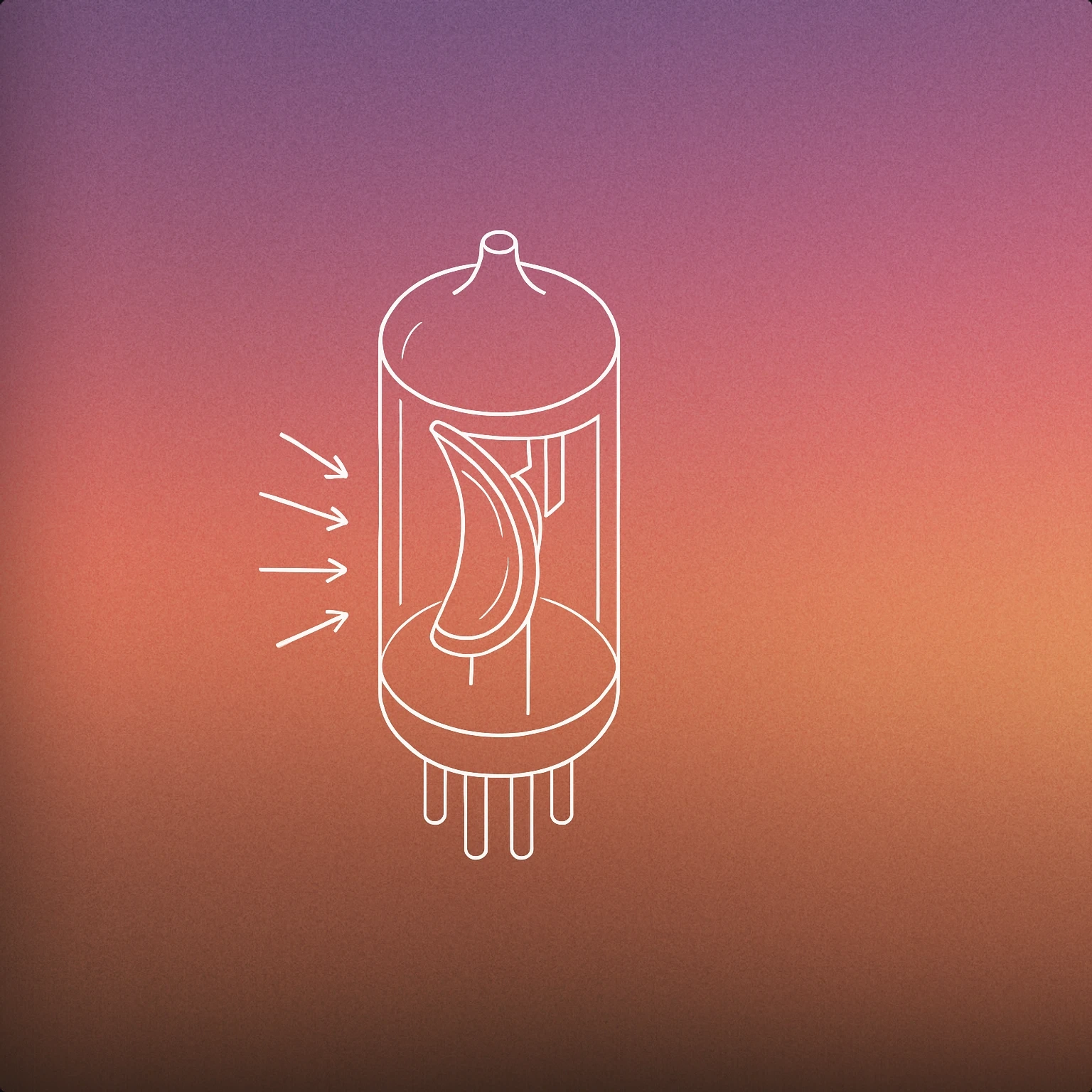 Cover of A stylized vacuum tube with a visible diaphragm being pulled inward, surrounded by subtle motion lines indicating inward air movement for Suction sound effects