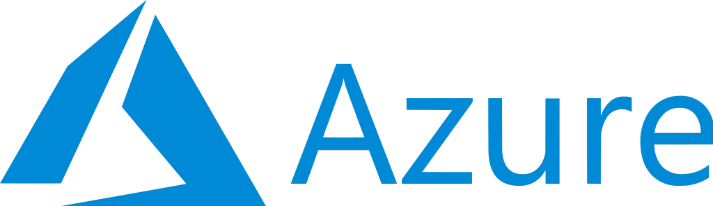 Azure logo with a stylized blue triangle and the word "Azure" next to it.