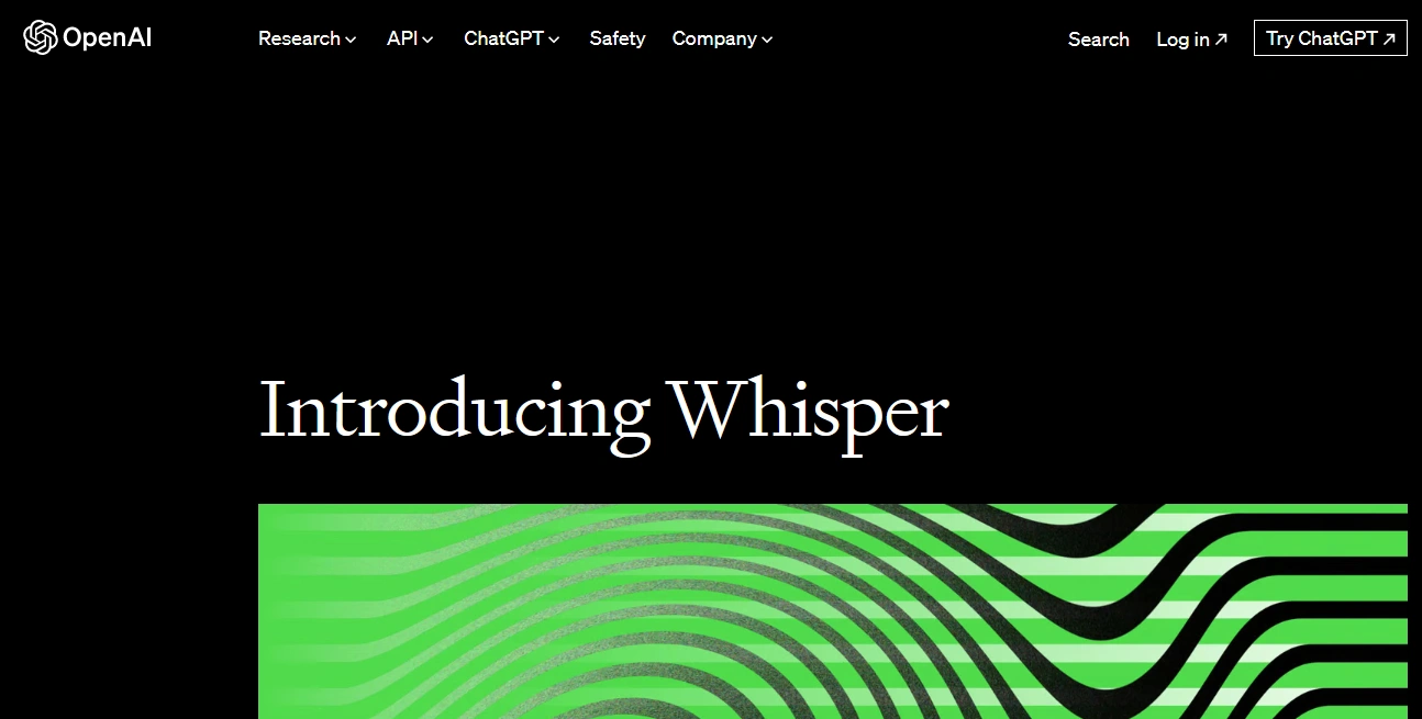 Introducing Whisper, a new AI speech recognition system by OpenAI.