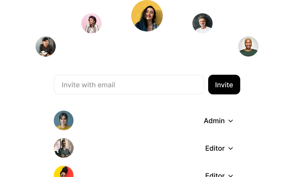 Sharing UI screenshot