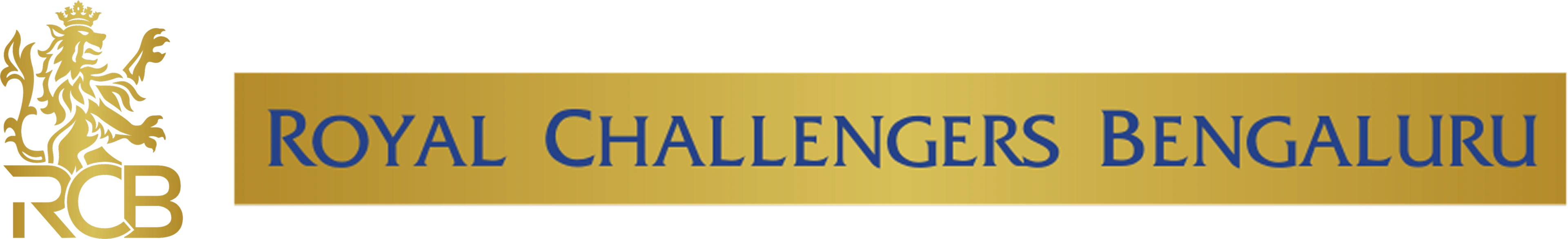 Royal Challengers Bangalore logo with text "Royal Challengers Bengaluru"